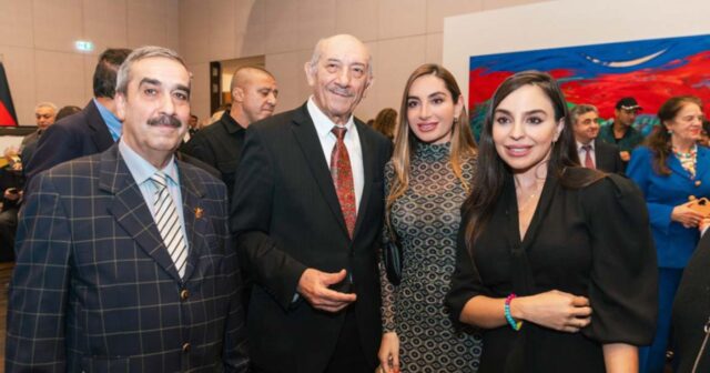 Leyla və Arzu Əliyevalar Berlində sərgidə iştirak etdi – FOTOLAR