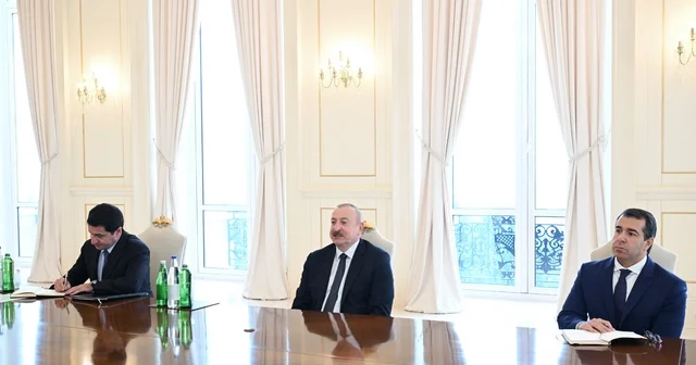 İlham Əliyev Xorvatiya parlamentinin nümayəndə heyətini qəbul edib