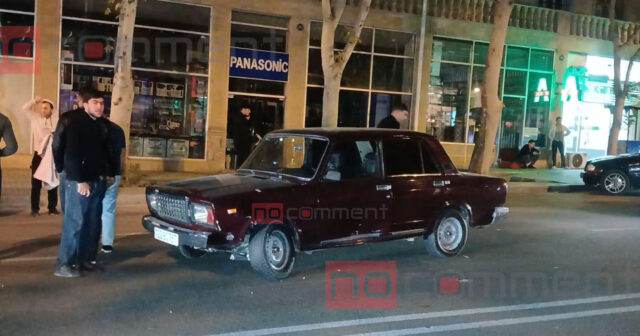 Gəncədə moped minik maşını ilə toqquşub – FOTO Gəncədə moped minik maşını ilə toqquşub – FOTO