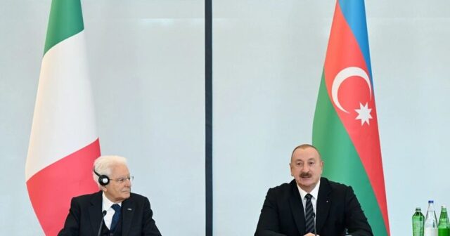 Prezidentdən Mattarella ilə görüşündən paylaşım  – Video