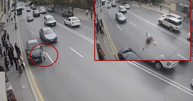 Piyadaların vurulma anı – ANBAAN VİDEO