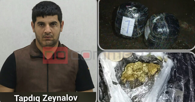 Astarada əməliyyat: narkokuryerdən 8 kiloqram marixuana aşkarlandı Astarada əməliyyat: narkokuryerdən 8 kiloqram marixuana aşkarlandı