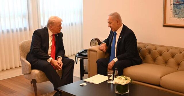 Trampla Netanyahu arasında görüş başladı