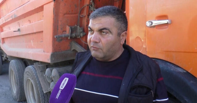 Ağır tonnajlı avtomobilinə əsassız cərimə yazıldığını iddia edir – VİDEO Ağır tonnajlı avtomobilinə əsassız cərimə yazıldığını iddia edir – VİDEO