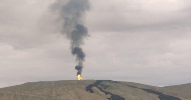 Bakıda püskürən vulkan yerindən yeni görüntülər – Video