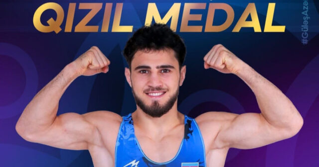 Azərbaycanın yunan-Roma güləşçisi dünya çempionu olub Azərbaycanın yunan-Roma güləşçisi dünya çempionu olub