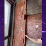 Yeni tikilən binada mənzilin arakəsməsi aşmaq üzrədir – VİDEO