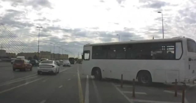Avtobus sürücüsü sərnişinlərin həyatını təhlükəyə atdı: Qurumlar hərəkətə keçdi