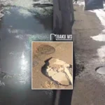 Bakıda kanalizasiya dəhşəti: məktəblilərin həyatı təhlükədə yanında… – “Maşın düşsə yoxa çıxar” / VİDEO