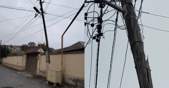 Göyçayda insanların həyatı təhlükədə: yüksək gərginlikli işıq dirəyi hər an aşa bilər… – “Azərişıq”dan inanılmaz CAVAB Göyçayda insanların həyatı təhlükədə: yüksək gərginlikli işıq dirəyi hər an aşa bilər… – “Azərişıq”dan inanılmaz CAVAB