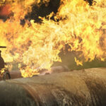 Paytaxtda qaz xəttində partlayış Paytaxtda qaz xəttində partlayış