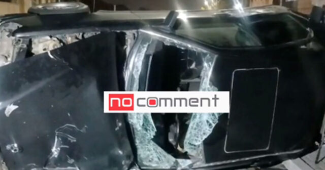 Gəncədə minik avtomobili aşdı, xəsarət alanlar var – VİDEO