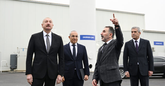 Prezident açılışda – FOTOLAR