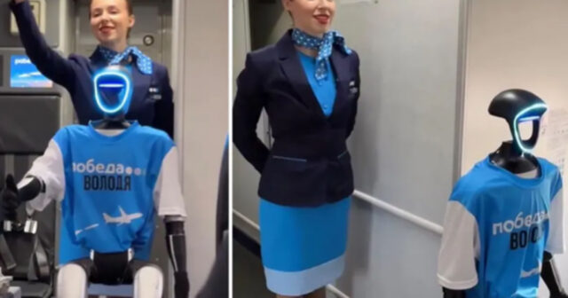 Dünyada ilk robot stüardessa sınaqdan keçirildi Dünyada ilk robot stüardessa sınaqdan keçirildi