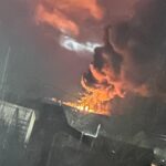 Rusiyada dəhşətli yanğın: Neft dolu vaqonlar kül oldu – FOTO