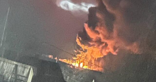 Rusiyada dəhşətli yanğın: Neft dolu vaqonlar kül oldu – FOTO