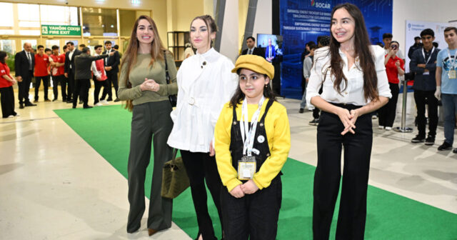 Heydər Əliyev Fondunun vitse-prezidenti Leyla Əliyeva Beynəlxalq STEAM Azərbaycan Festivalını ziyarət edib – FOTO
