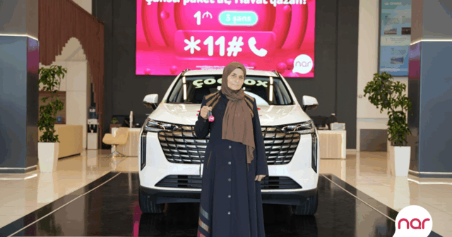 Zaqatala sakini “Nar”dan avtomobil qazandı