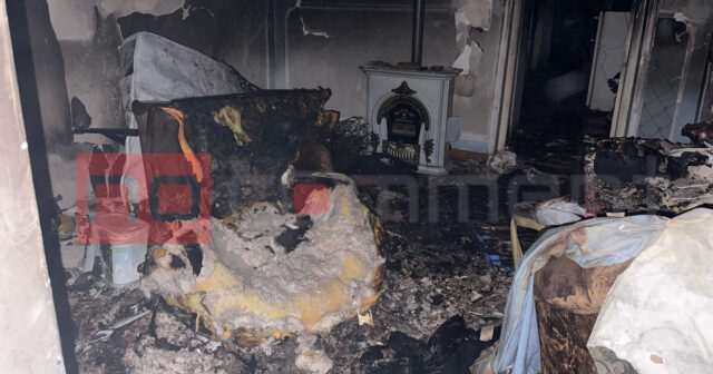 Gəncədə iki mərtəbəli evdə yanğın olub Gəncədə iki mərtəbəli evdə yanğın olub