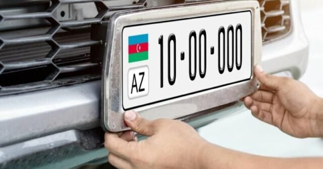 Avtomobil nömrələri ilə bağlı açıqlama