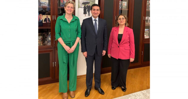 Hikmət Hacıyev Niderland səfiri ilə görüşüb Hikmət Hacıyev Niderland səfiri ilə görüşüb