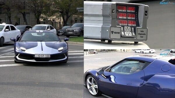 Bakıda polisin cərimələdiyi 850 minlik “Ferrari”nin sahibi kimdir? – VİDEO Bakıda polisin cərimələdiyi 850 minlik “Ferrari”nin sahibi kimdir? – VİDEO