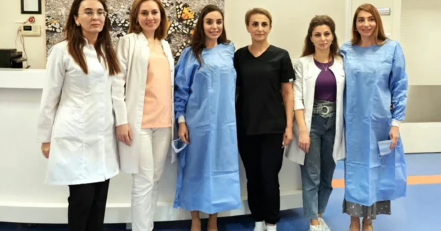 Leyla və Arzu Əliyevalar Talassemiya Mərkəzində – FOTOLAR Leyla və Arzu Əliyevalar Talassemiya Mərkəzində – FOTOLAR