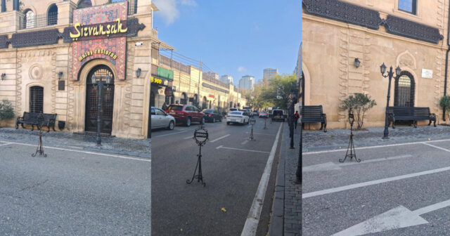 “Şirvanşah” restoranı AzParking ərazisini zəbt etdi – Ərazi yalnız müştərilərə verilir – FOTO