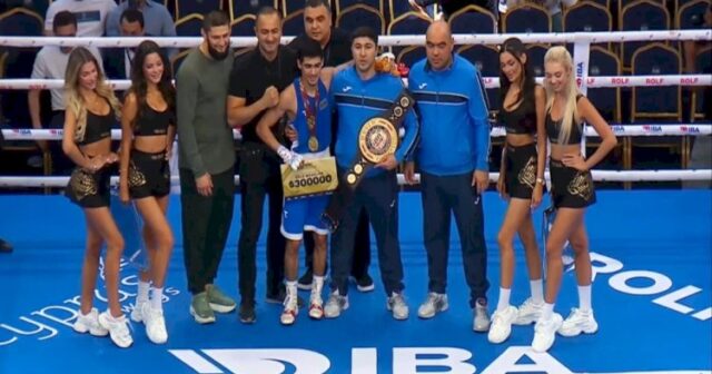Azərbaycan boksçusu finalda erməni rəqibini məğlub edərək dünya çempionu oldu