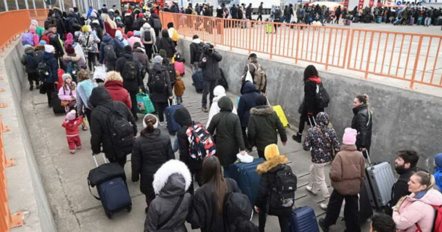 11 milyon Ukrayna vətəndaşı ölkəni tərk edərək xaricə gedib