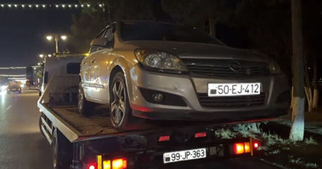 Sumqayıtda zəncirvari qəza — 4 maşın toqquşdu – VİDEO