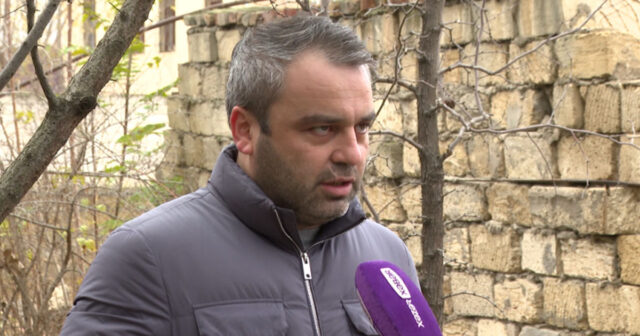 “Həyətimin hasarını uçurub bina tikirlər” – VİDEO