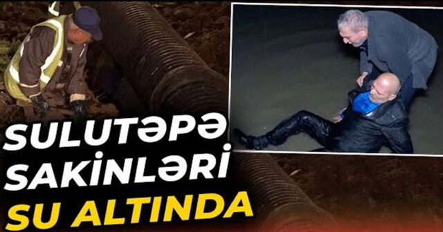 Sulutəpədə yağışın fəsadları: “Vəziyyət çox ağır idi” – VİDEO