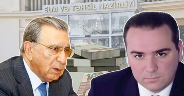 Təhsil Nazirliyi ilə Mehdiyevlərin şirkəti arasında 1,2 milyonluq müqavilə imzalandı