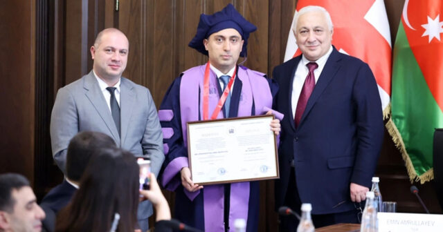 Emin Əmrullayev bu universitetin fəxri doktoru oldu – FOTO