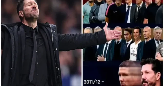 Simeone 14 ildə “Real” və “Barselona”nın 18 məşqçisinə qarşı oynayıb