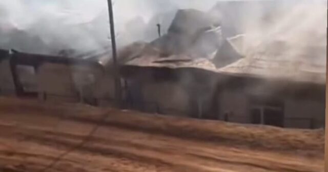 Lerikdə məktəbdə güclü yanğın – VİDEO