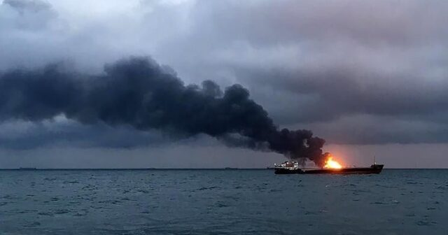 Ukrayna Rusiyaya məxsus yük gəmisini vurdu: Ölənlər var Ukrayna Rusiyaya məxsus yük gəmisini vurdu: Ölənlər var