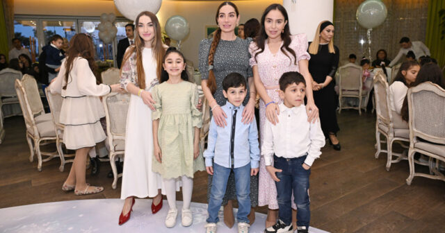 Leyla Əliyeva, Arzu Əliyeva və Alena Əliyeva xüsusi qayğıya ehtiyacı olan uşaqlar üçün təşkil olunan bayram şənliyində iştirak ediblər – VİDEO