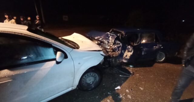 Sabirabadda iki avtomobil toqquşdu: yaralılar var – FOTOLAR