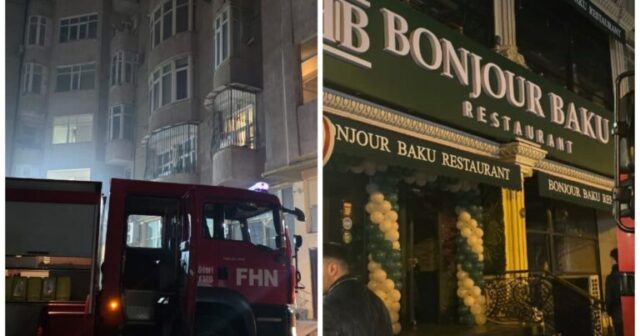“Şərur İnşaat”ın tikdiyi binada yanğın: “Bonjour Baku” alovlandı “Şərur İnşaat”ın tikdiyi binada yanğın: “Bonjour Baku” alovlandı