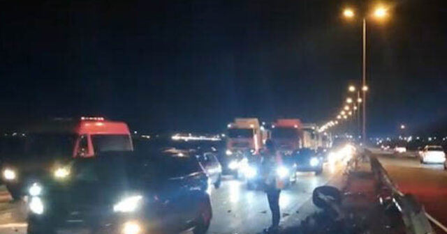 Qaradağda zəncirvari qəza tıxaca səbəb olub – VİDEO