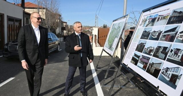 Prezident Xankəndiyə getdi