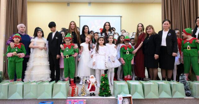 Leyla Əliyeva, Arzu Əliyeva və Alena Əliyeva Bakı şəhəri 5 nömrəli internat tipli xüsusi ümumtəhsil məktəbində olublar – FOTO