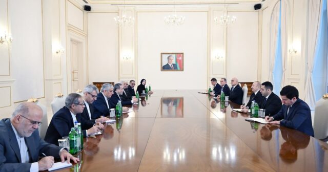 İlham Əliyev İranın xarici işlər nazirini qəbul etdi – FOTOLAR