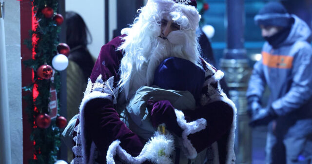 Bakının Yeni il əhvalı – Fotolarda