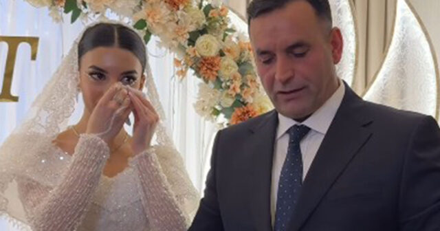 Qızı üçün yazdığı vəsiyyətnaməni toyunda oxudu – VİDEO