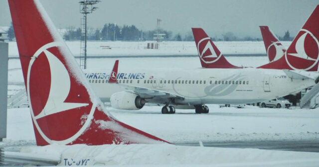 Türk Hava Yolları 54 uçuşu ləğv edib