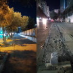 Xırdalanda tikintiyə görə ağaclar kəsildi – FOTOLAR