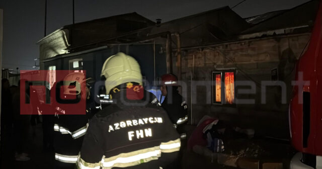 Sumqayıtda fərdi yaşayış evi yandı – VİDEO – FOTO